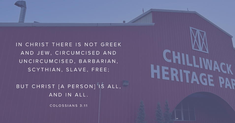 “In Christ there is not Greek and Jew, circumcised and uncircumcised, barbarian, Scythian, slave, free: but Christ is all, and in all.” (Colossians 3:11)